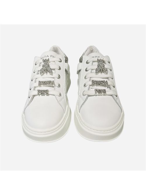 Sneakers bianca e argento PATRIZIA PEPE | PJ302.30BIANCO ARGENTO